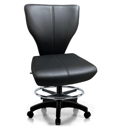 Image de Chaise de Croupier Professionnelle – Confort et Ergonomie 19'' à 27 ''